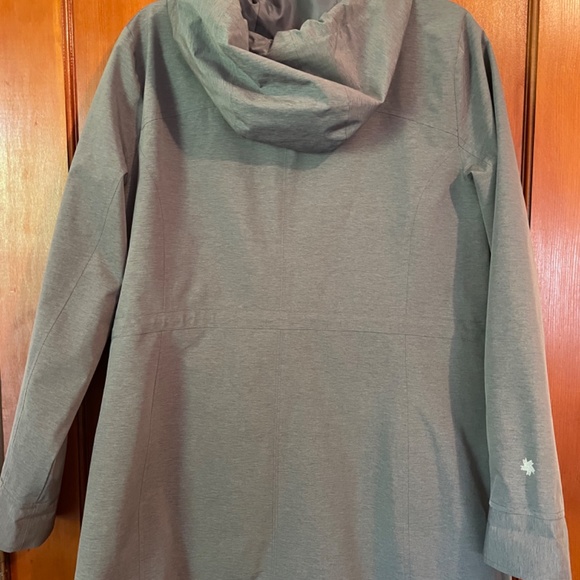 TEK Gear Waterproof Women's Rain Jacket Gray size Large - Picture 8 of 11
